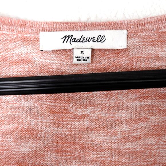 Madewell Women’s Cardigan Cotton Chic Coastal Knit Marled Texture Soft Size S - Picture 13 of 13